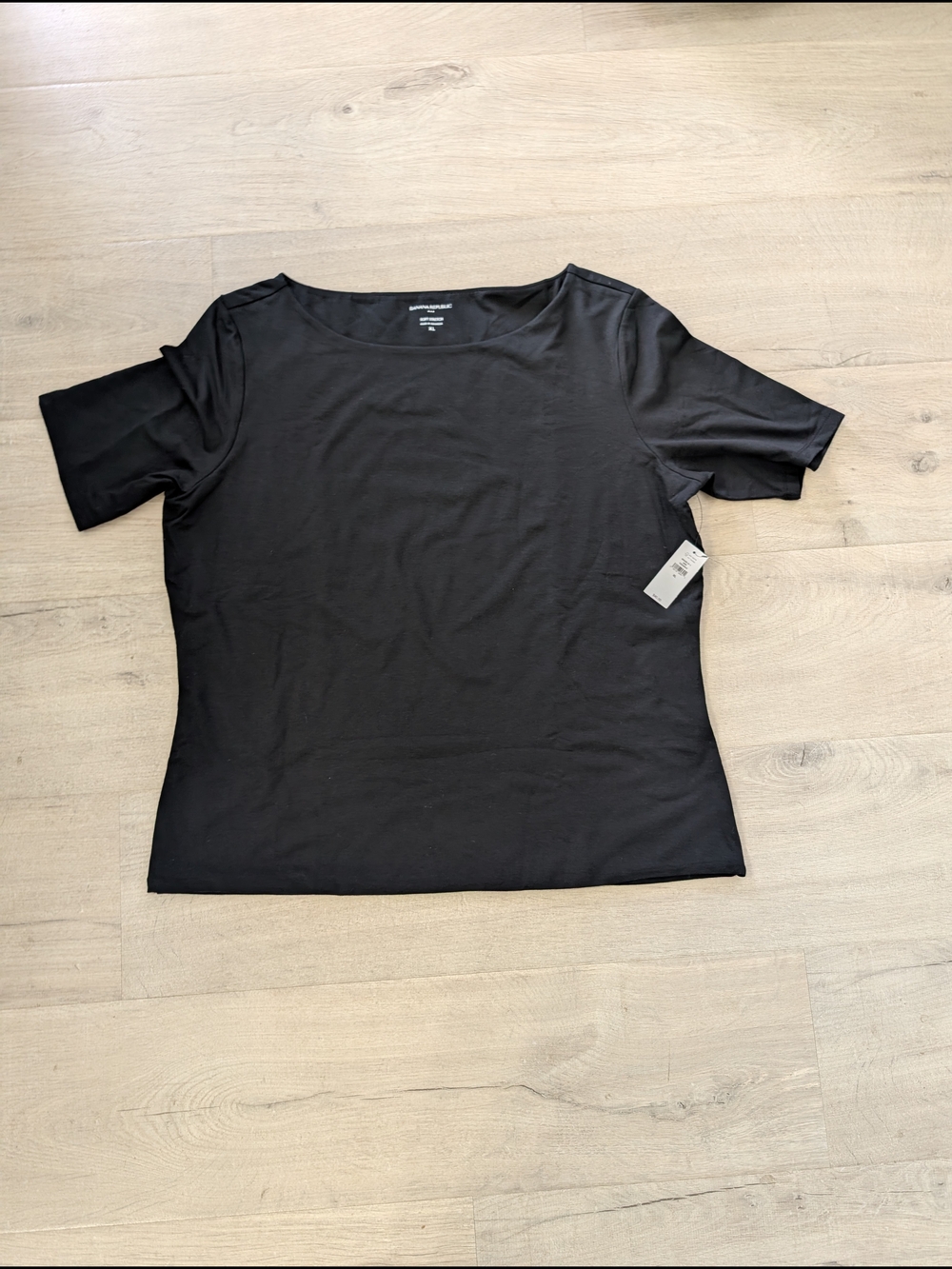 NWT Banana Republic Black Short-Sleeve, Siz XL